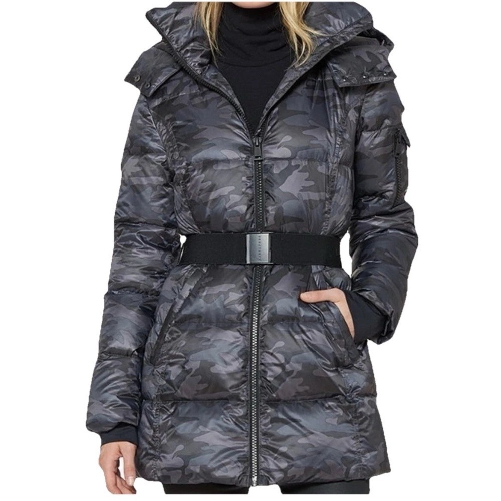 Sanctuary Puffer Jacket Coat‎ Down Feather Filled Women M Parka Gorpcore Quilted